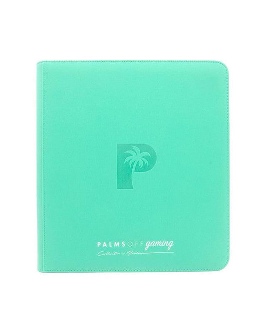 Collector's Series 12 Pocket Zip Trading Card Binder - TURQUOISE - Groovy Collectables