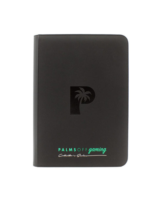 Collector's Series 9 Pocket Zip Trading Card Binder - BLACK - Groovy Collectables