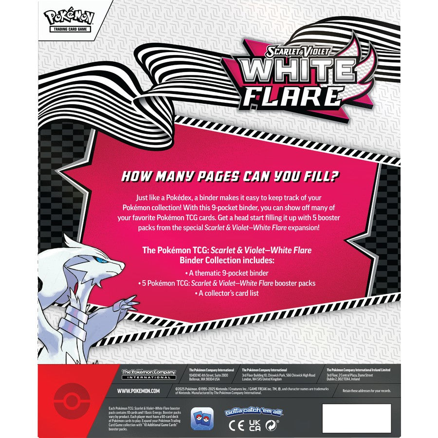 Pokemon TCG - White Flare Binder Collection - Groovy Collectables