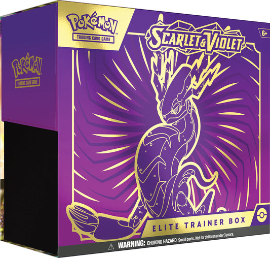 Pokemon TCG Scarlet and Violet Miraidon Elite Trainer Box