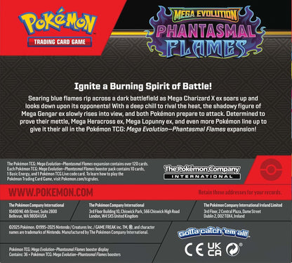 Pokemon TCG - Mega Evolution Phantasmal Flames Booster Box