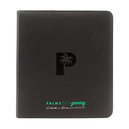 Collector's Series 12 Pocket Zip Trading Card Binder - BLACK - Groovy Collectables