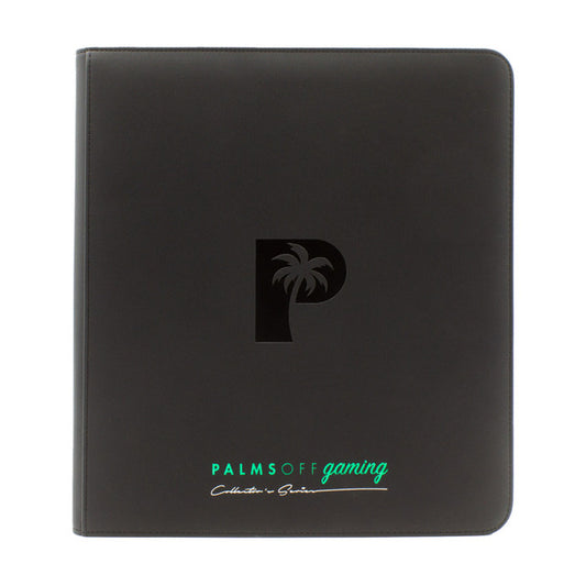 Collector's Series 12 Pocket Zip Trading Card Binder - BLACK - Groovy Collectables