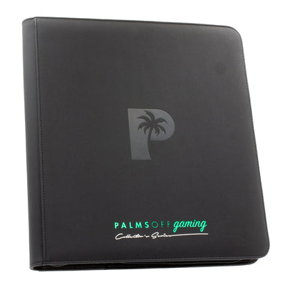 Collector's Series 12 Pocket Zip Trading Card Binder - BLACK - Groovy Collectables