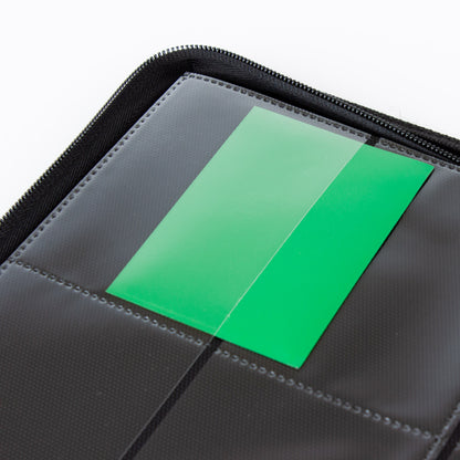 Collector's Series 12 Pocket Zip Trading Card Binder - BLACK - Groovy Collectables