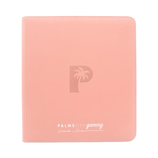 Collector's Series 12 Pocket Zip Trading Card Binder - PINK - Groovy Collectables