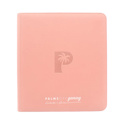 Collector's Series 12 Pocket Zip Trading Card Binder - PINK - Groovy Collectables