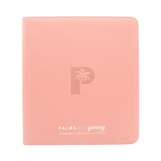 Collector's Series 12 Pocket Zip Trading Card Binder - PINK - Groovy Collectables