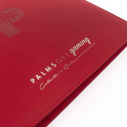 Collector's Series 12 Pocket Zip Trading Card Binder - RED - Groovy Collectables