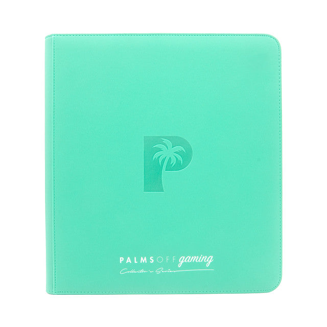 Collector's Series 12 Pocket Zip Trading Card Binder - TURQUOISE - Groovy Collectables
