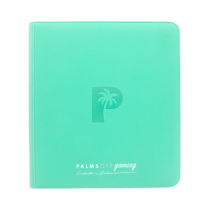 Collector's Series 12 Pocket Zip Trading Card Binder - TURQUOISE - Groovy Collectables