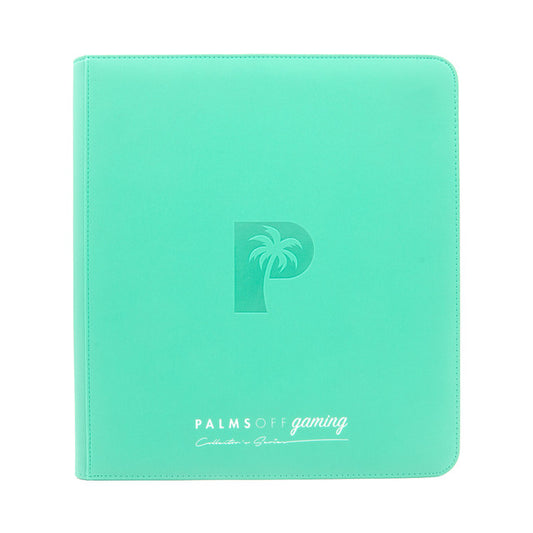 Collector's Series 12 Pocket Zip Trading Card Binder - TURQUOISE - Groovy Collectables