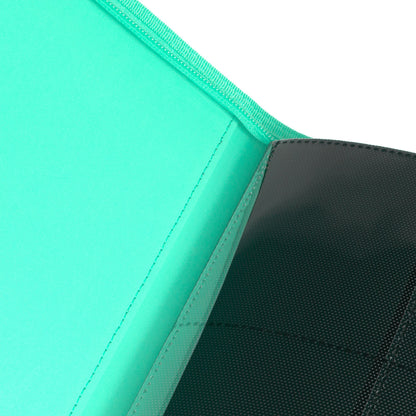 Collector's Series 12 Pocket Zip Trading Card Binder - TURQUOISE - Groovy Collectables