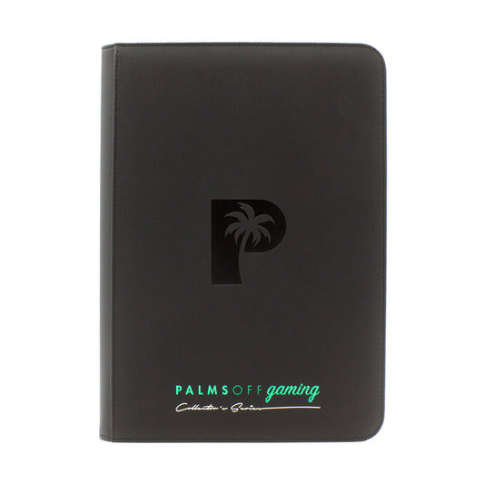 Collector's Series 9 Pocket Zip Trading Card Binder - BLACK - Groovy Collectables