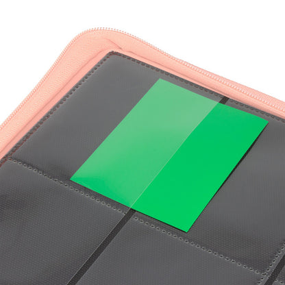 Collector's Series 9 Pocket Zip Trading Card Binder - PINK - Groovy Collectables