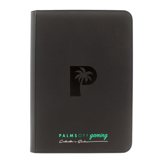 Collector's Series TOP LOADER Zip Binder - CLEAR - Black - Groovy Collectables