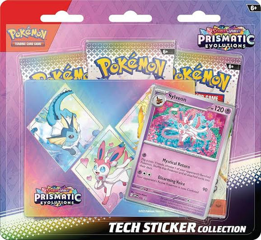 Pokemon TCG Prismatic Evolutions Tech Sticker Collection - Sylveon
