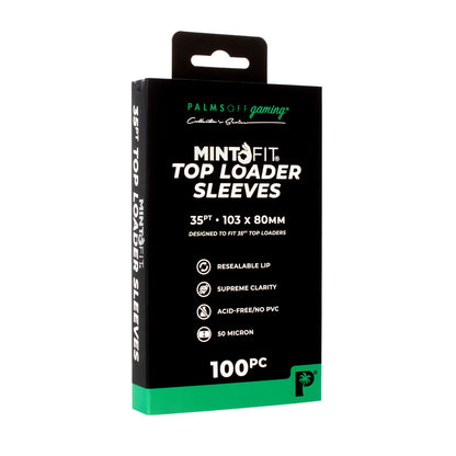 MintFit Top Loader Sleeves - 35pt - 100pc - Groovy Collectables