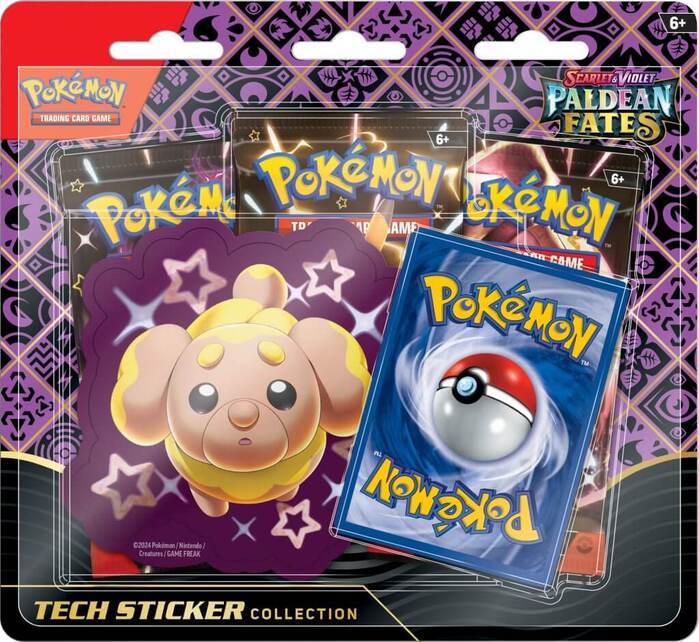 Pokemon TCG Scarlet & Violet Paldean Fates Tech Sticker Blister