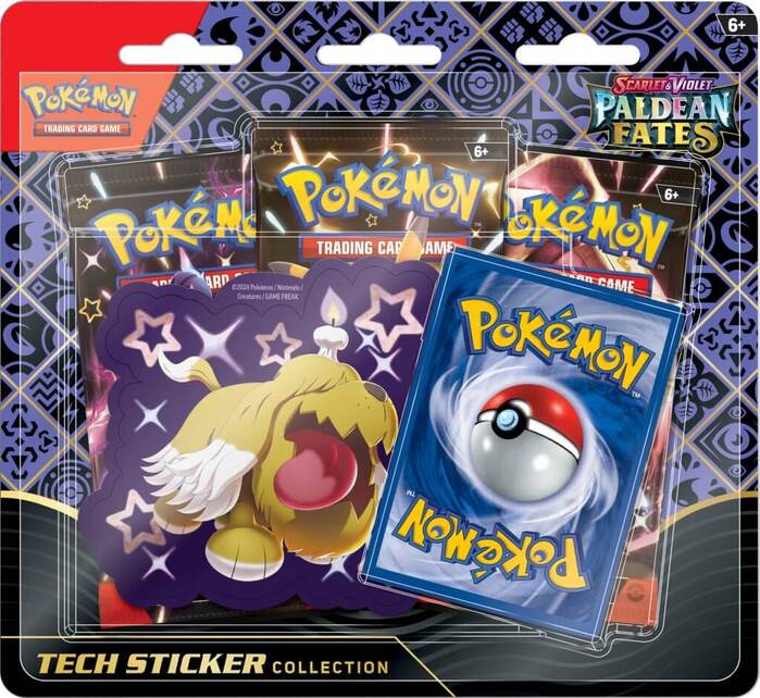 Pokemon TCG Scarlet & Violet Paldean Fates Tech Sticker Blister