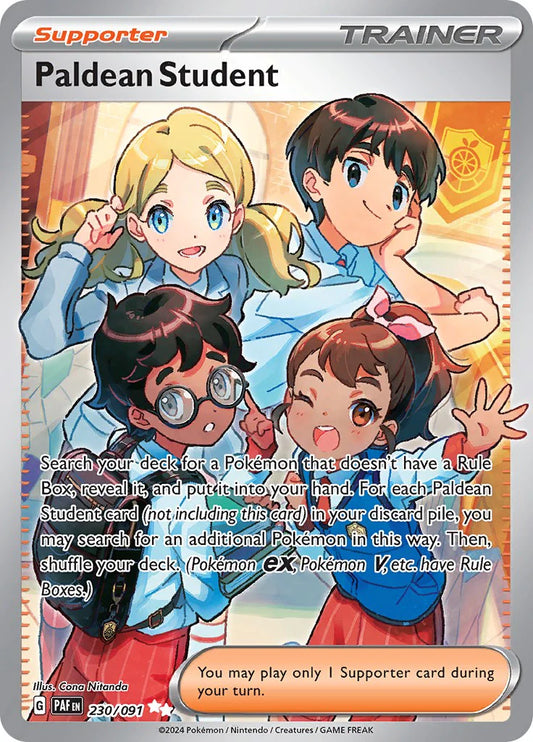 Paldean Student (230/091) [Scarlet & Violet: Paldean Fates] - Groovy Collectables