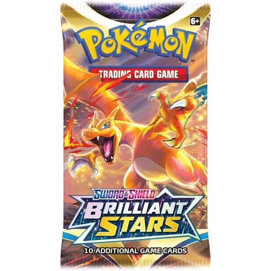 Pokemon TCG Sword & Shield: Brilliant Stars Booster Pack - Groovy Collectables