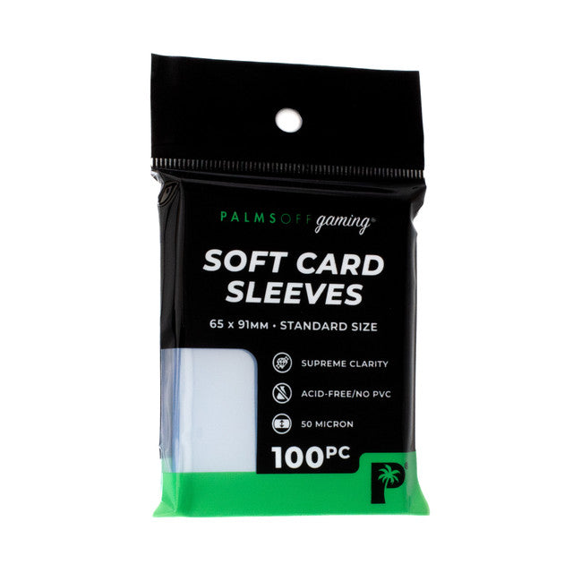 Soft Card Sleeves - Standard Size - 100pc - Groovy Collectables